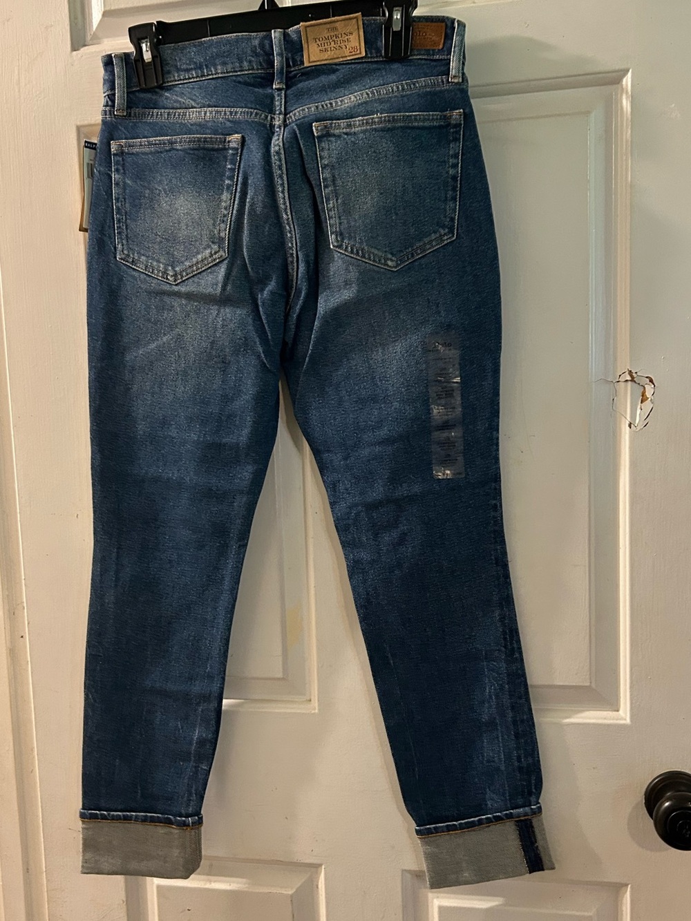 Polo by Ralph Lauren Distressed Blue Denim Jeans - Picture 3 of 4